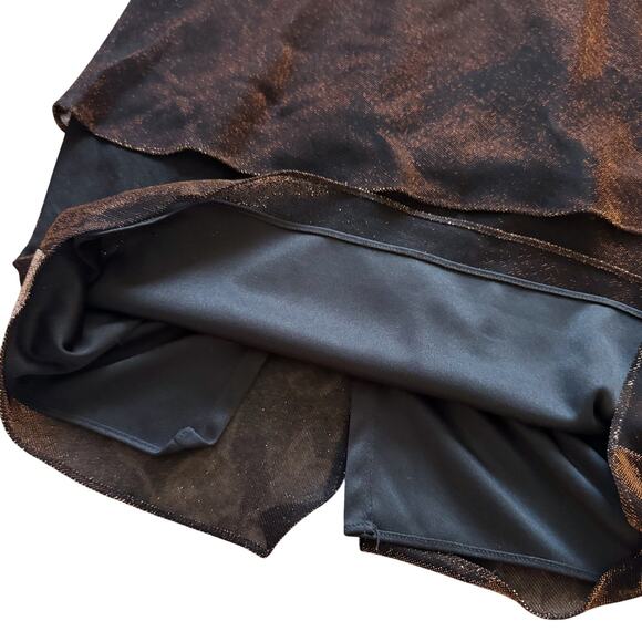 VTG Patra Petite formal Dance 6 Iridescent Brown Copper NWT Vintage Dark Fairy - Picture 8 of 11